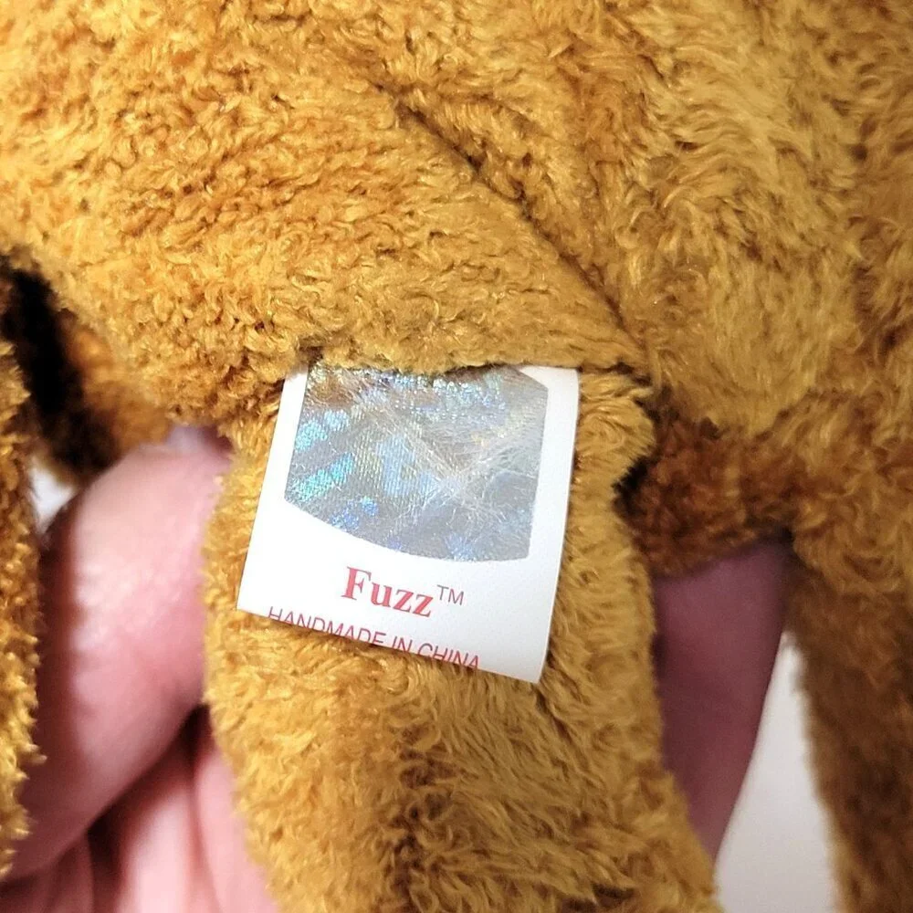 TY Original Beanie Baby Fuzz the Bear NWT 1999 Retired